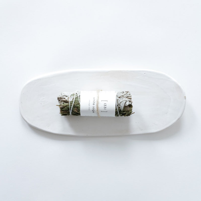 1331 white sage cedar smudge stick