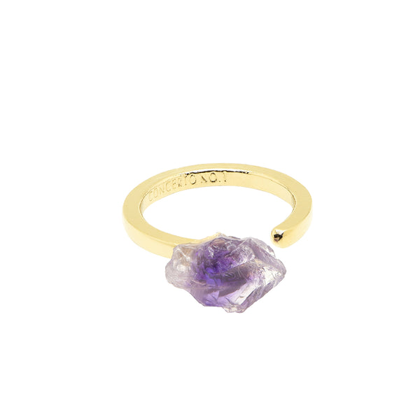 amethyst ring gold