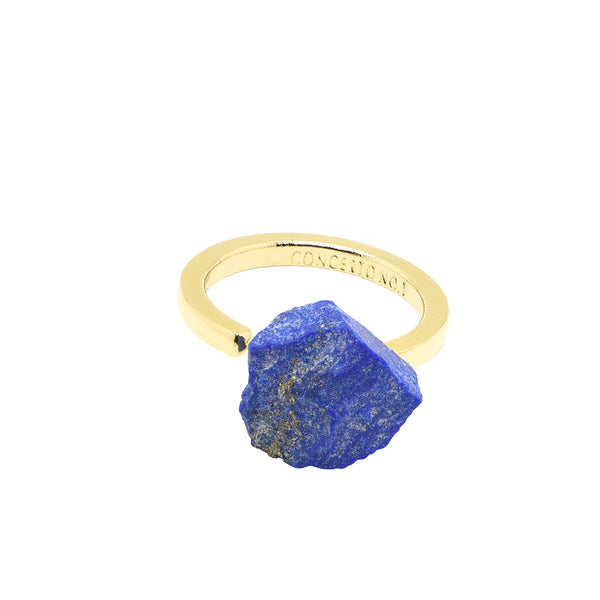 Lapis Lazuli ring gold