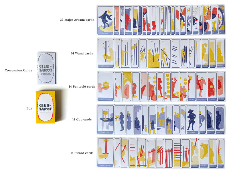 Club Tarot card set
