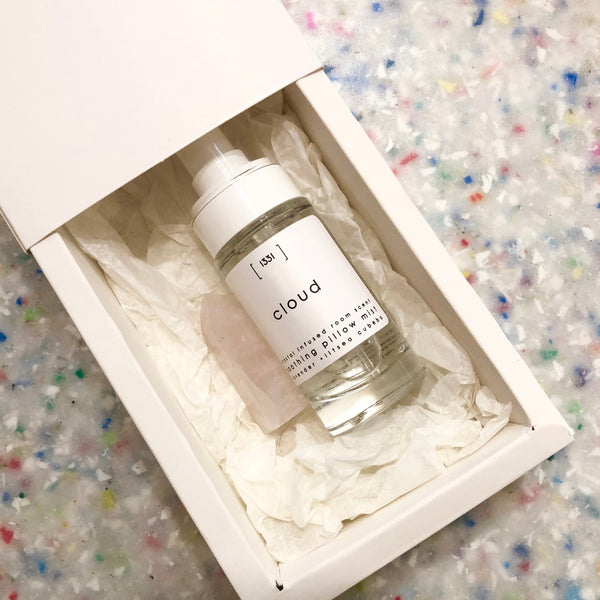 CLOUD & rose quartz calm sleep gift set