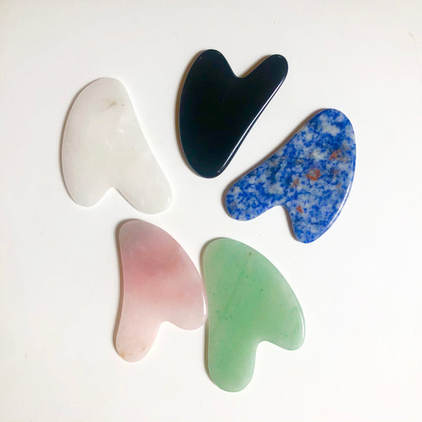 gua sha massage stone  - Aventurine