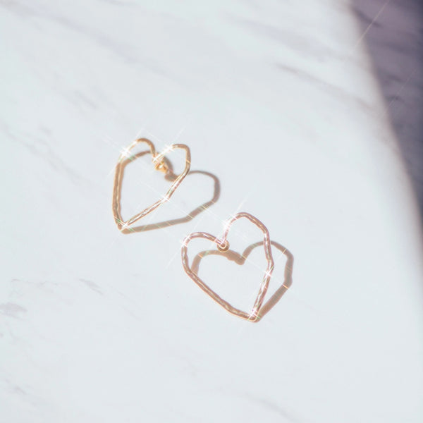 Heart earrings