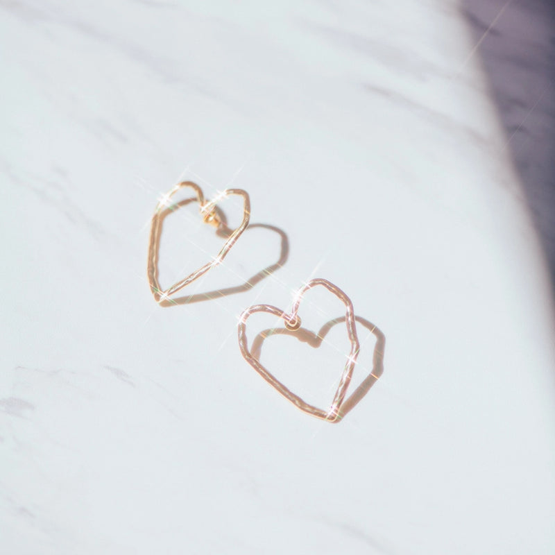 Heart earrings