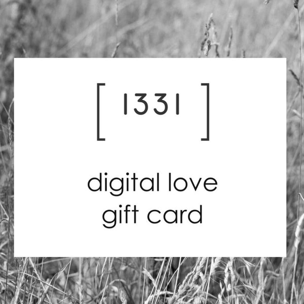 1331 gift card digital love